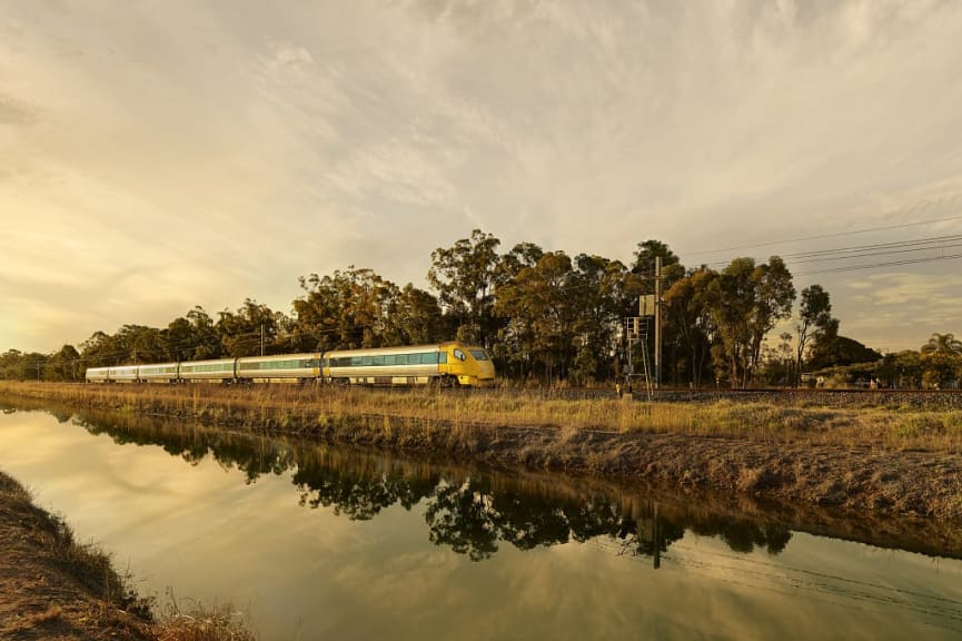 The Tilt Train in the Bundaberg Region, Queensland, Australia