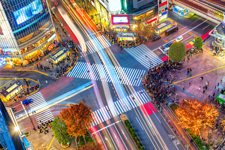  Shibuya Crossing in Tokyo, Japan