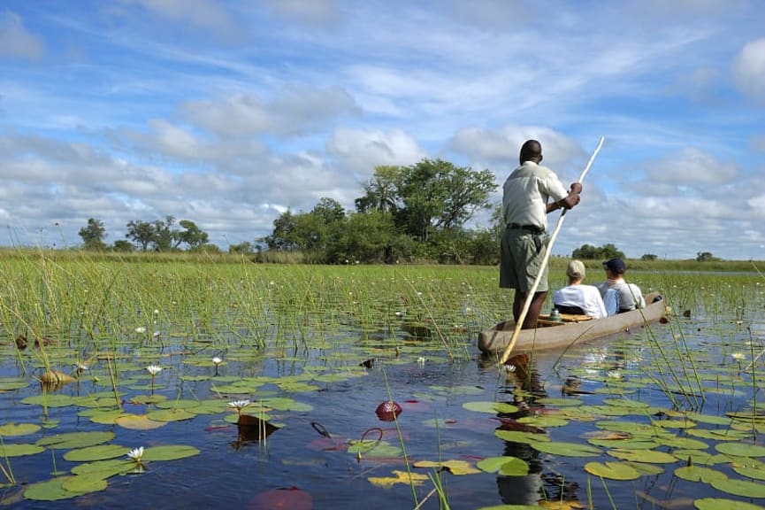 Mokoro safari in the Okavango Delta