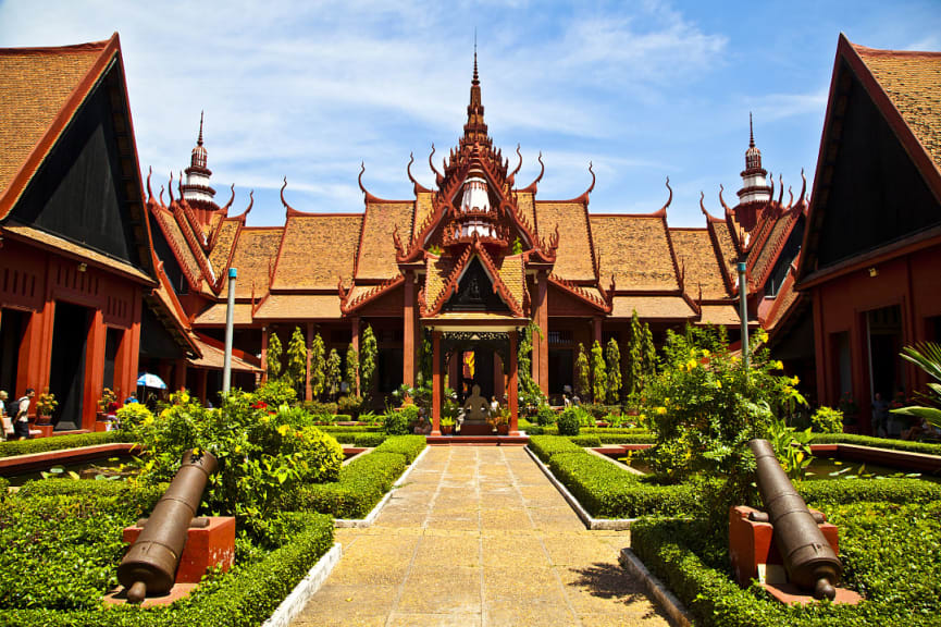 National Museum of Phnom Penh in Cambodia