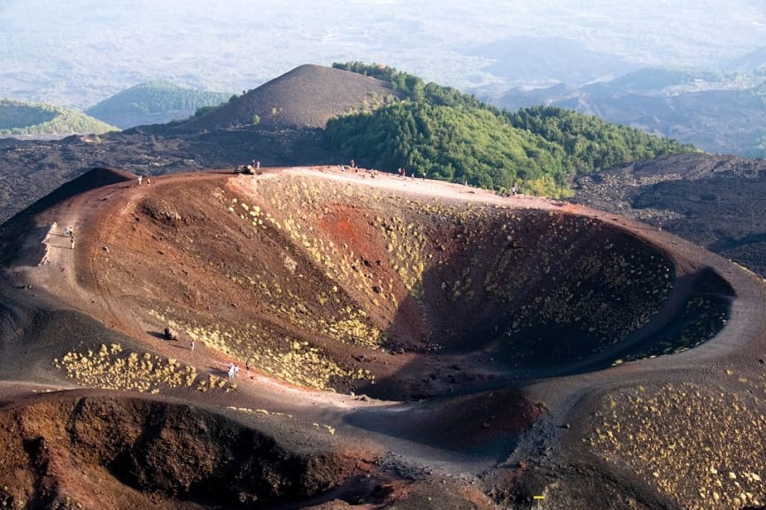 Craters Silvestri of Mount Etna