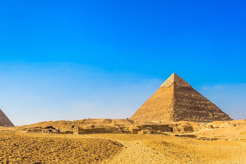 Great Pyramids in Giza, Egypt