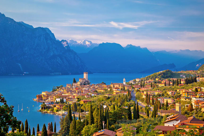 Malcesine on Lake Garda, Italy