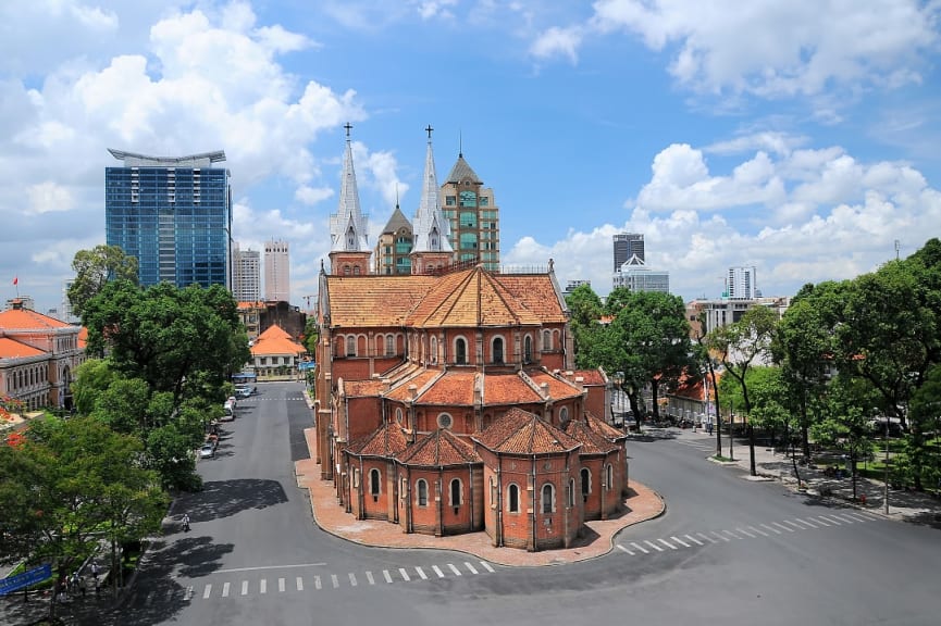 Notre Dame Cathedral of Saigon, Ho Chi Minh city, Vietnam