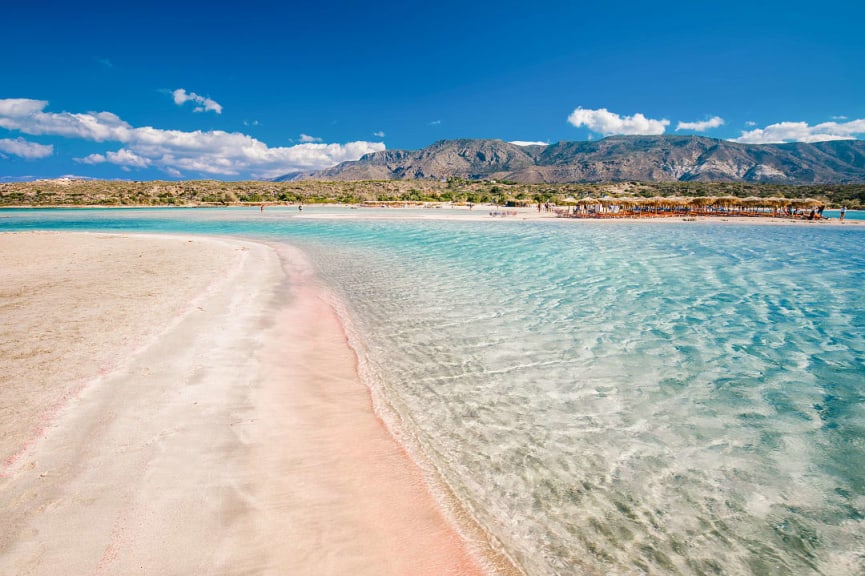 Elafonissi Beach in Crete, Greece