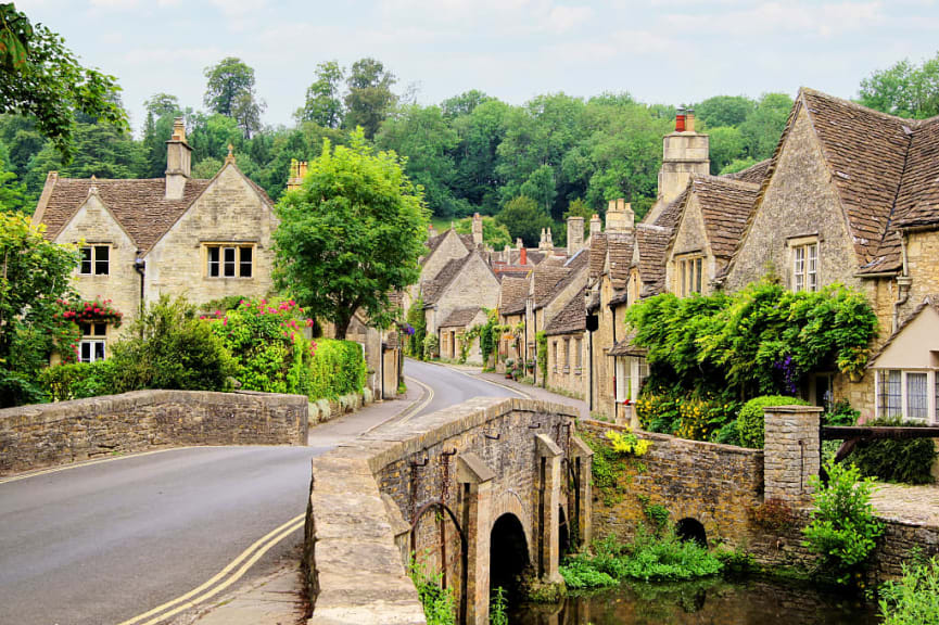 Village of Castle Combe, England