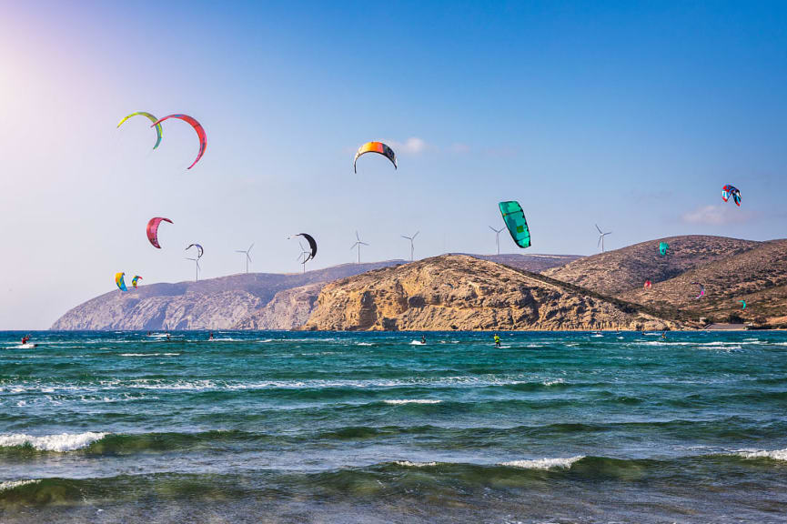 Prasonisi Beach, Rhodes Island, Greece