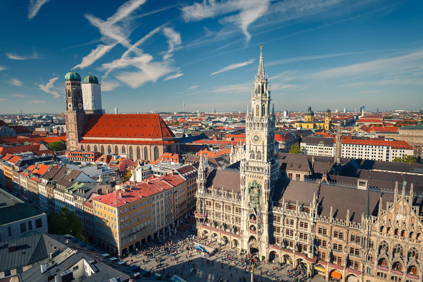 Marienplatz in Munich, Germany