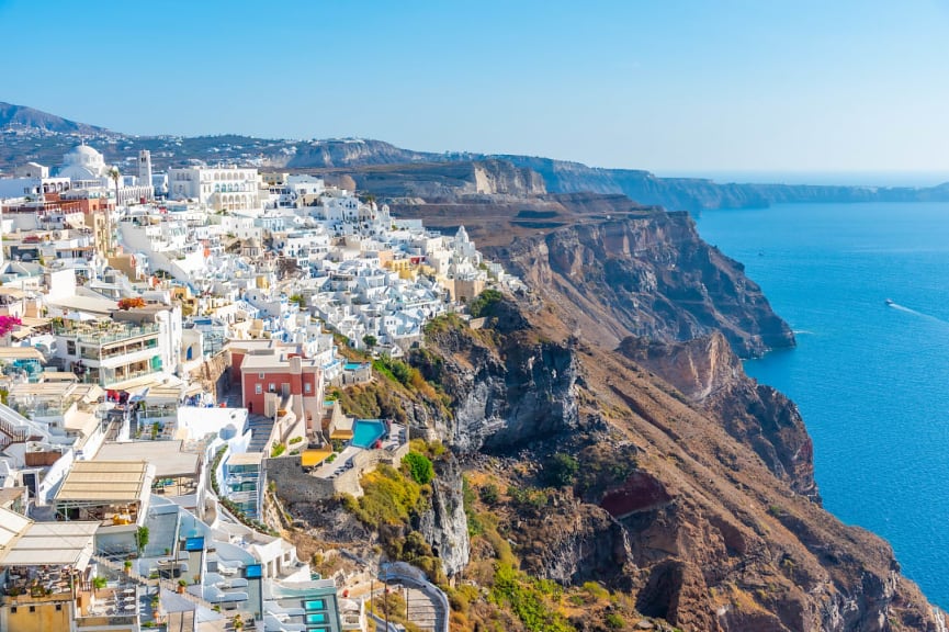 Fira in Santorini, Greece