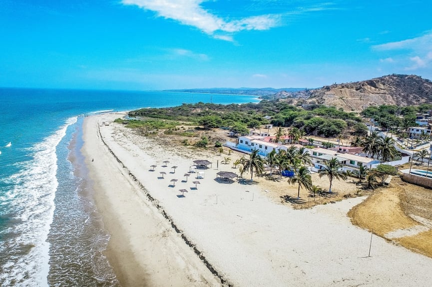 Beach in Mancora, Peru