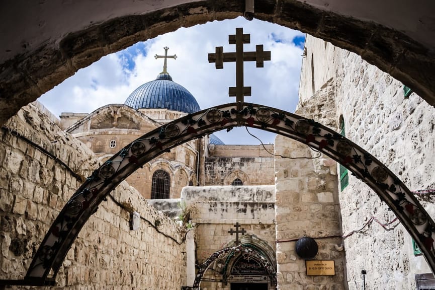 Via Dolorosa Street in Jerusalem, Israel