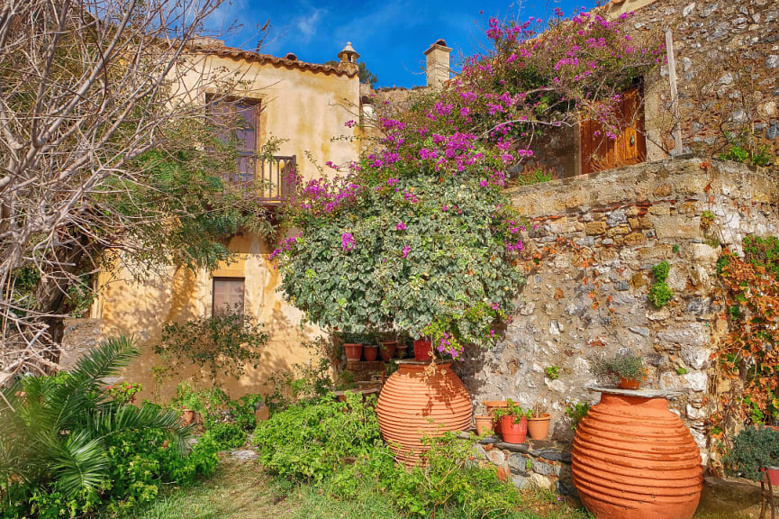 Village in Monemvasia, Greece