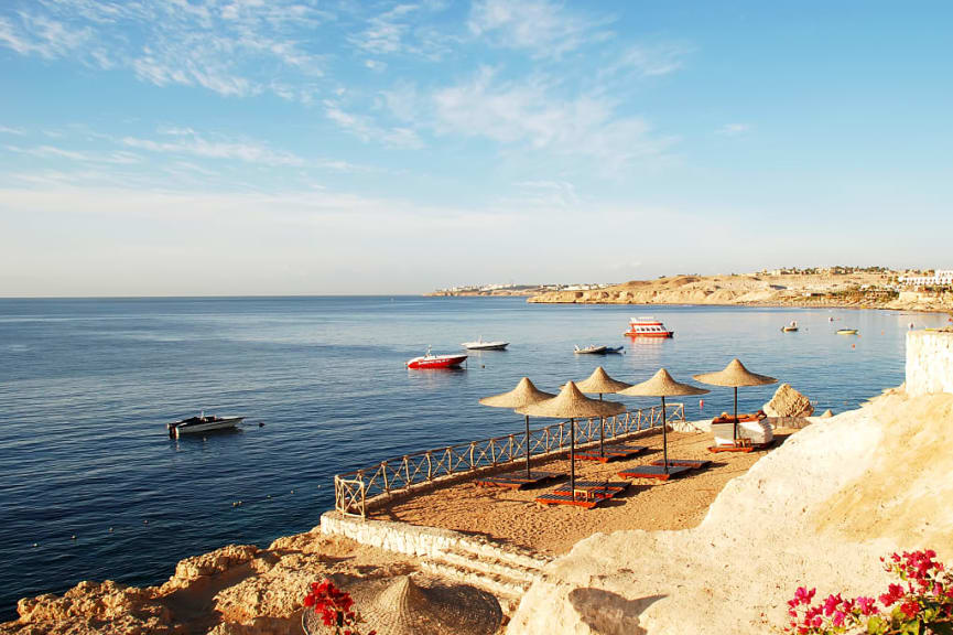 Red Sea coast in Sharm al-Sheikh, Egypt