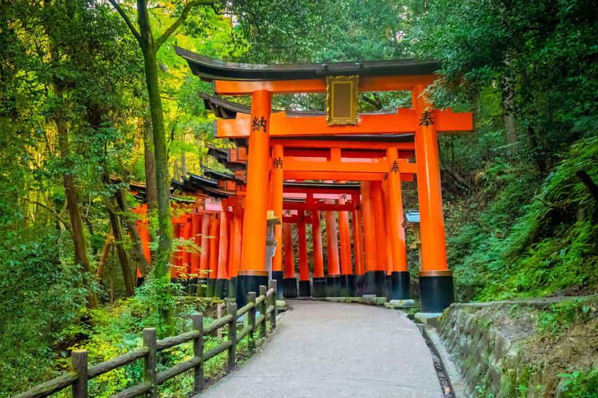 Fushimi Inari Shrine in Kyoto, Japan