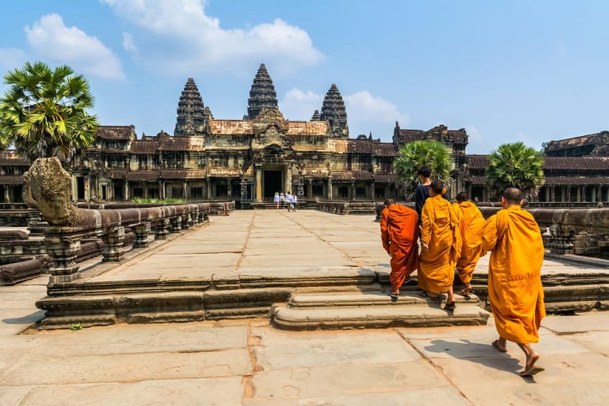 Angkor Wat temple complex in Siem Reap, Cambodia