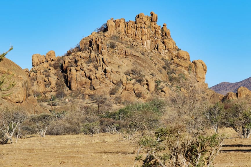 Erongo Mountains in Namibia