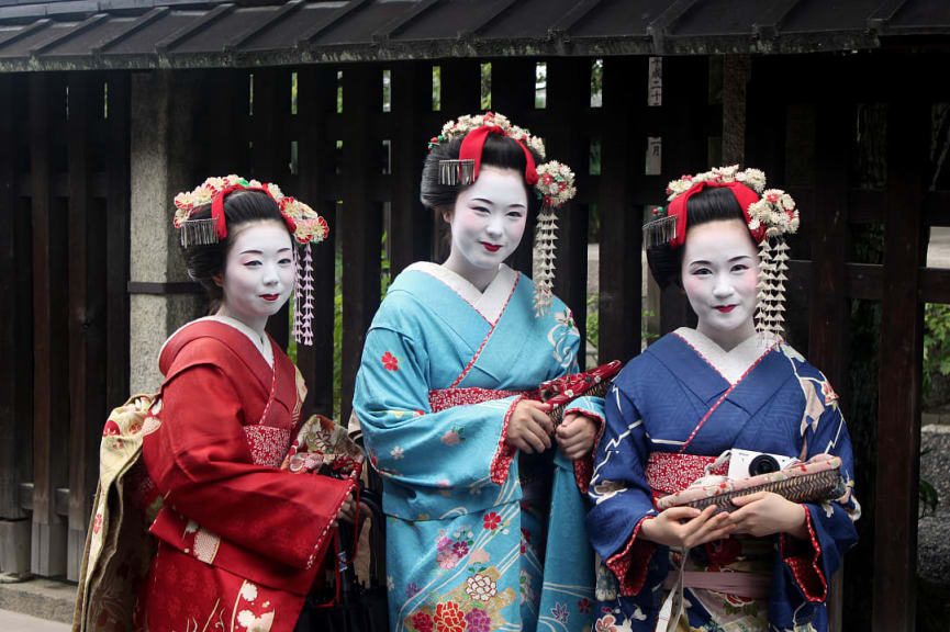 Geisha culture in Tokyo, Japan