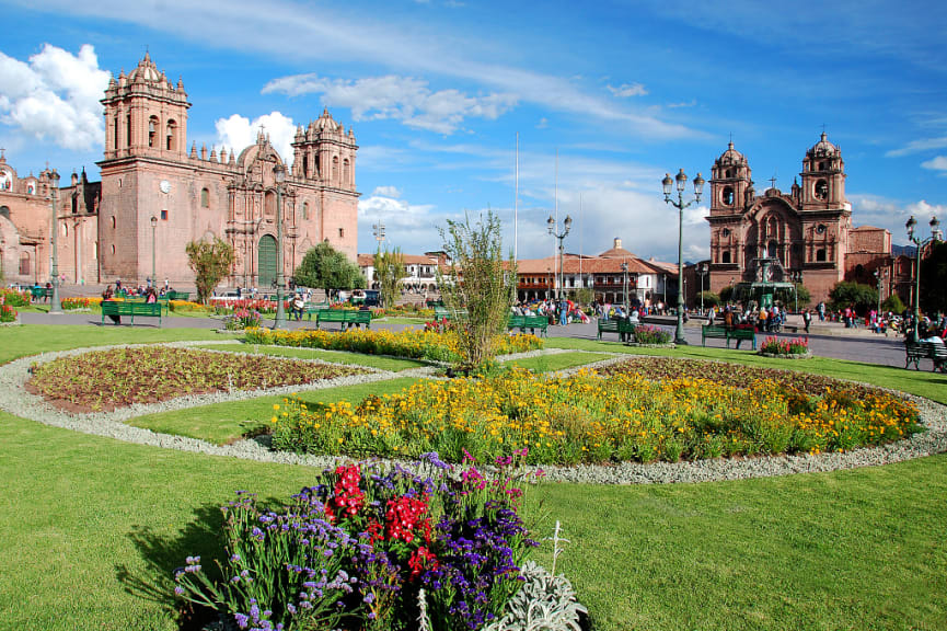 Plaza de Armas in Cusco, Peru