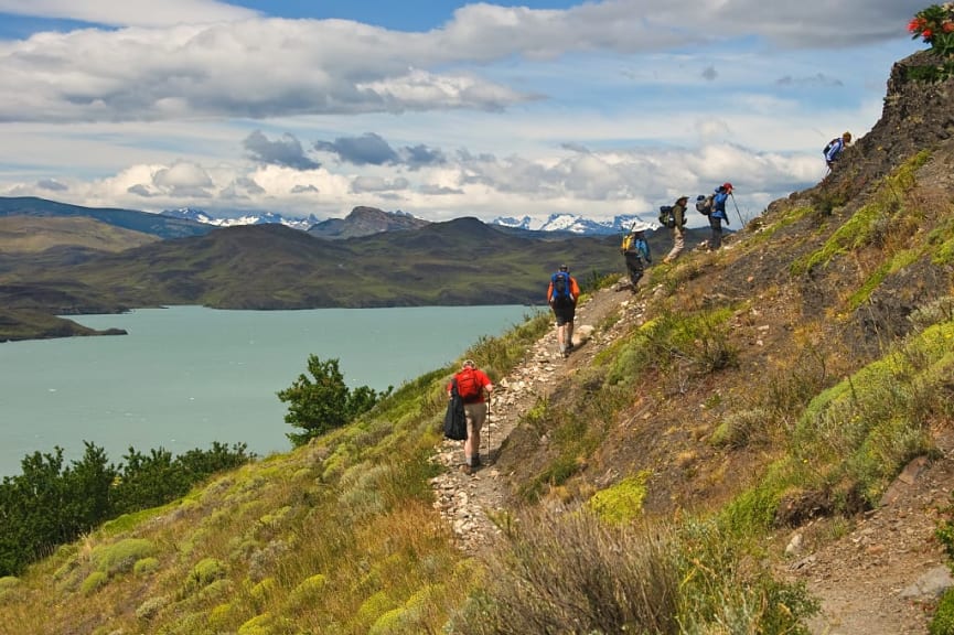 Trekking in Torres del Paine National Park, Chile