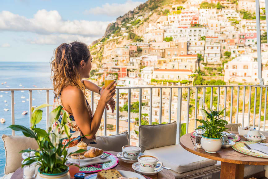 Positano on the Amalfi Coast, Italy