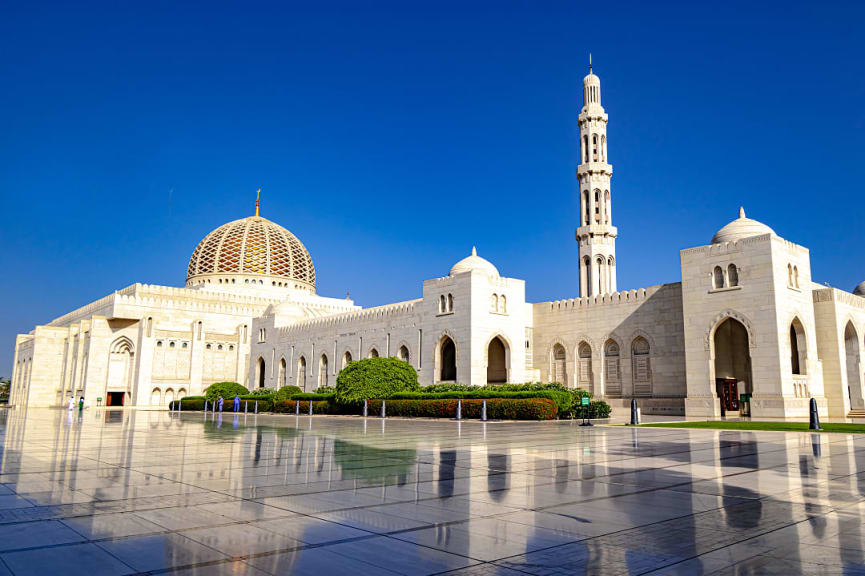 The Grand Mosque in Muscat, Oman