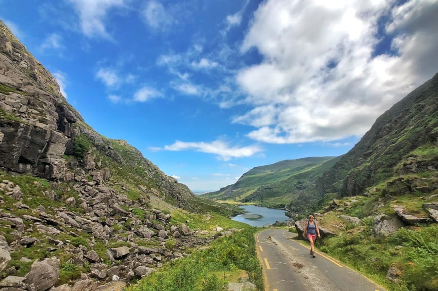 Hiking the Gap of Dunloe in Ireland