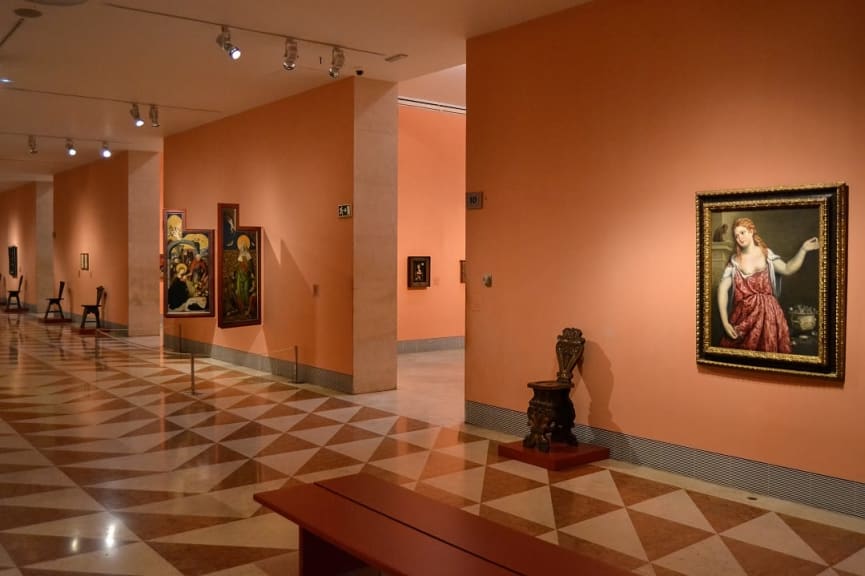 Thyssen-Bornemisza Museum in Madrid, Spain