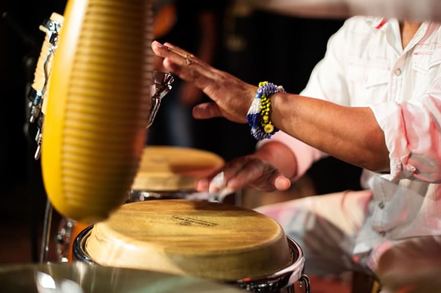 Cuban musicians performing in Cienfuegos