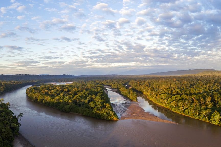 The Napo River in the Ecuadorian Amazon