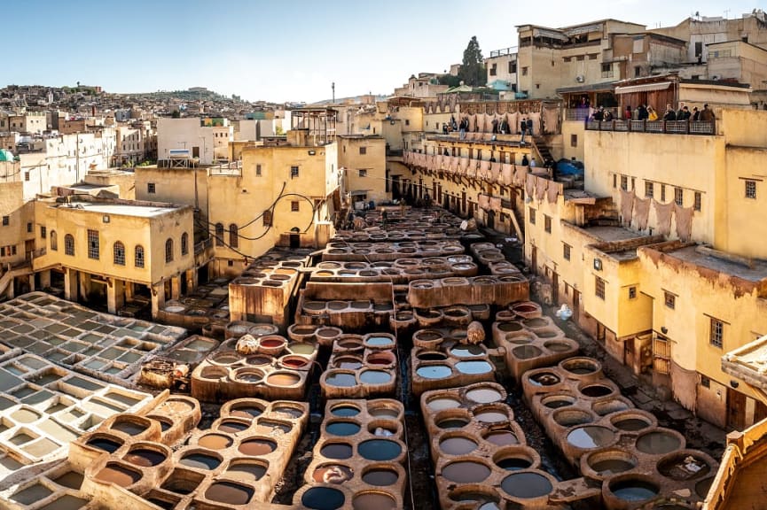 Chouara Tannery in Fez, Morocco