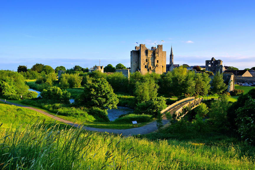 Trim Castle on the south bank of the River Boyne, County Meath, Ireland