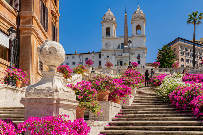 Spanish Steps in Rome, Italy