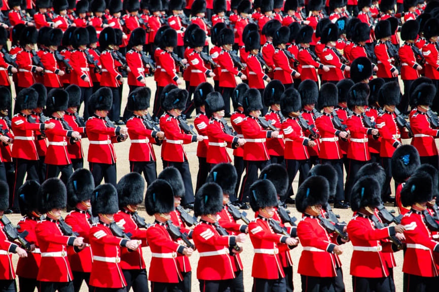 The Queens Guard in London, England