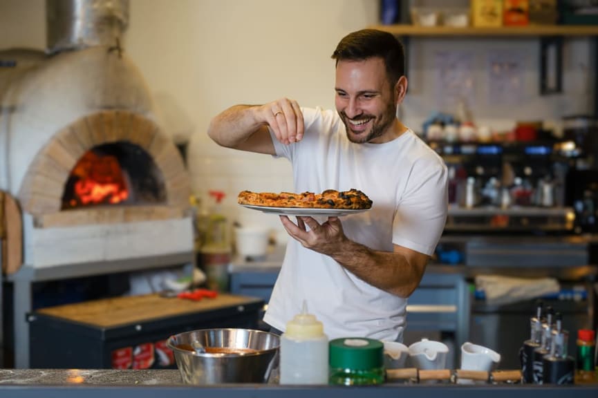 Pizza making class in Naples, Italy