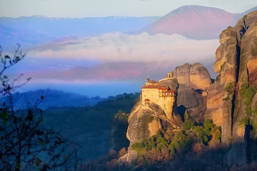 St. Nicholas Anapausas monastery in Meteora, Greece