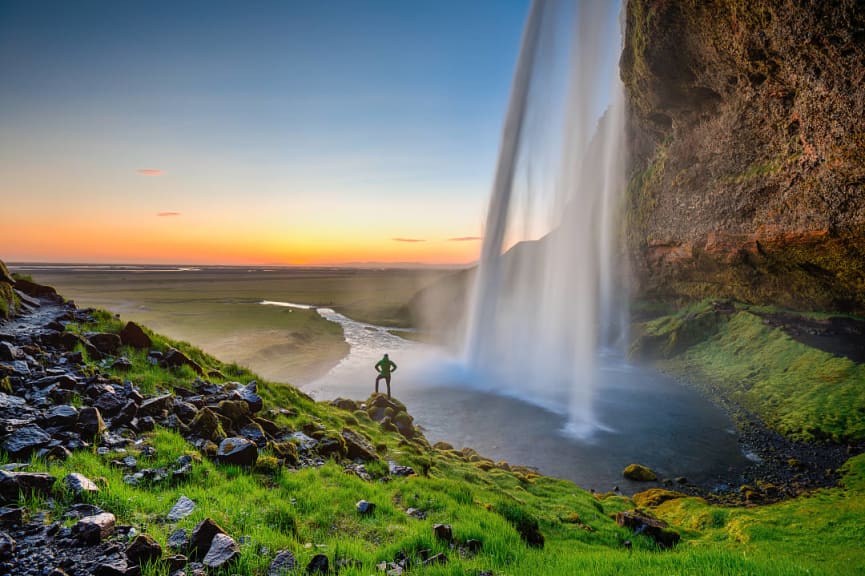 Seljalandsfoss Waterfall in Iceland 