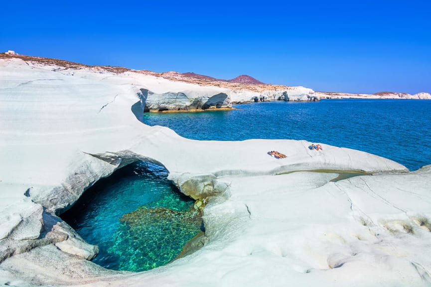 Sarakiniko Beach, Milos, Greece