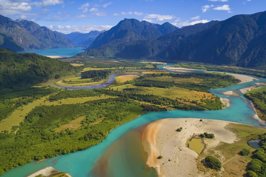 Puelo River Valley, Chile