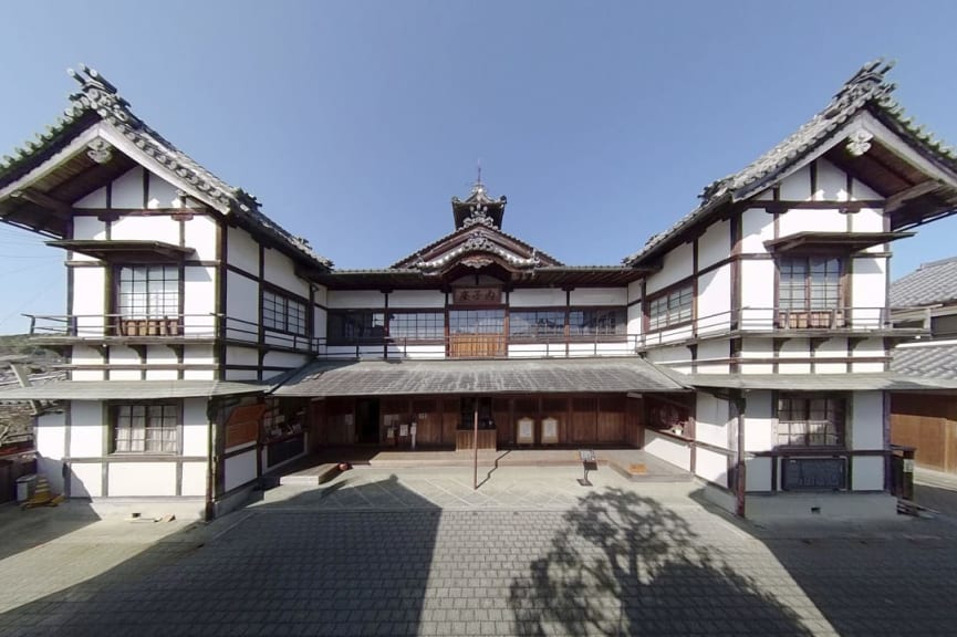 Uchiko-za Kabuki Theater in Uchiko, Japan