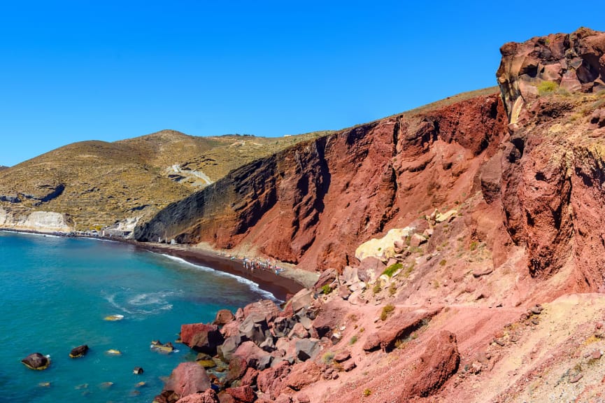 Red beach, Santorini, Greece