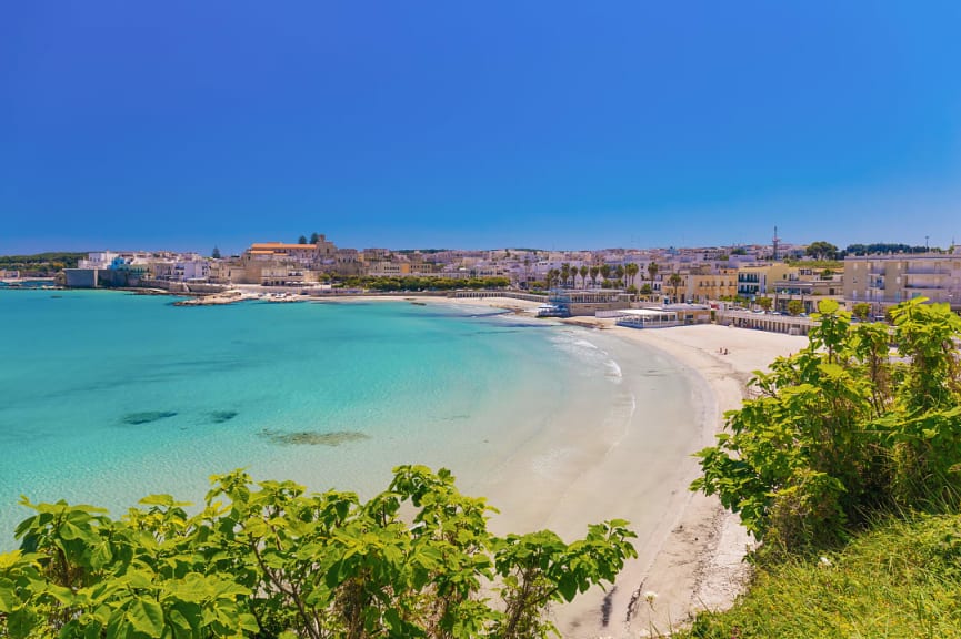 Otranto Beach in Puglia, Italy