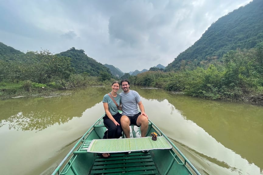 Senior Travel Care Specialist Quincy and her husband in Vietnam