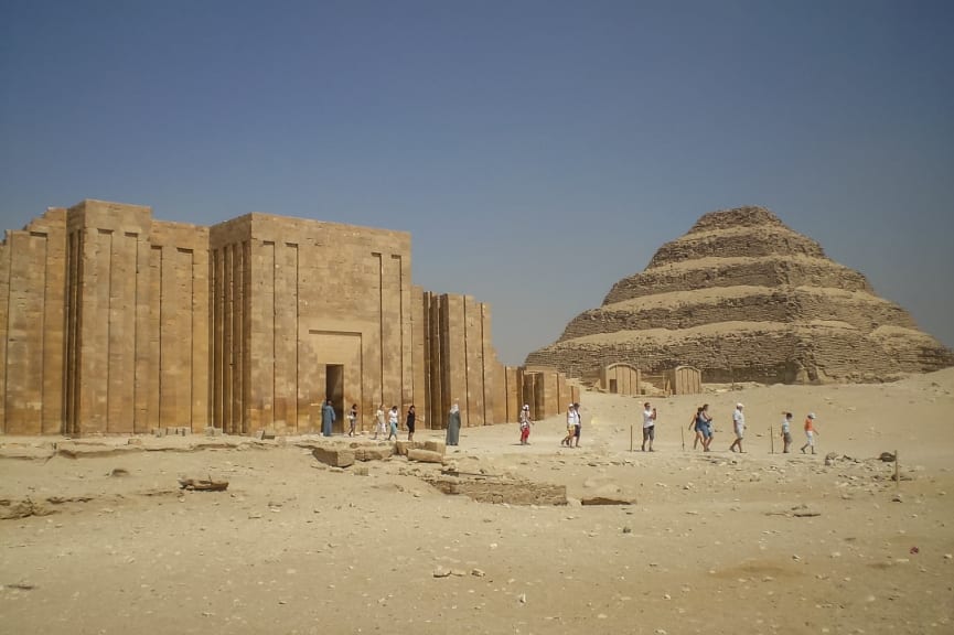 Step Pyramid in Saqqara, Egypt