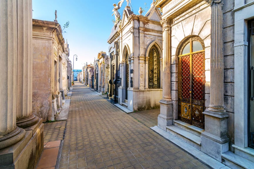 Recoleta Cemetery in Buenos Aires, Argentina