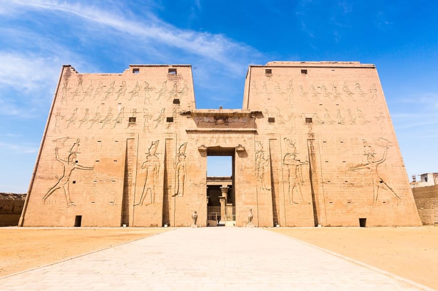 Temple of Horus in Edfu, Egypt