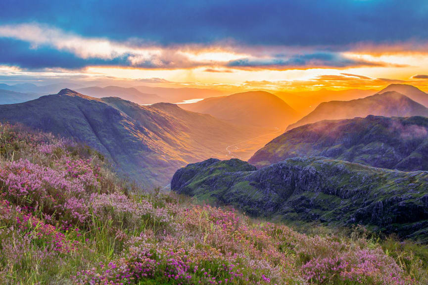 Glencoe in the highlands of Scotland