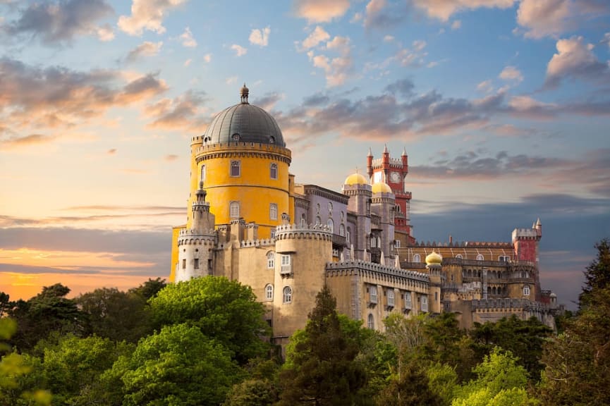 Peña Palace in Sintra, Portugal