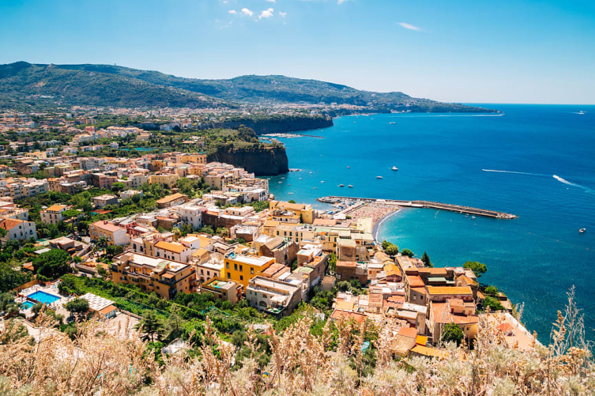 Sorrento Coast in Italy