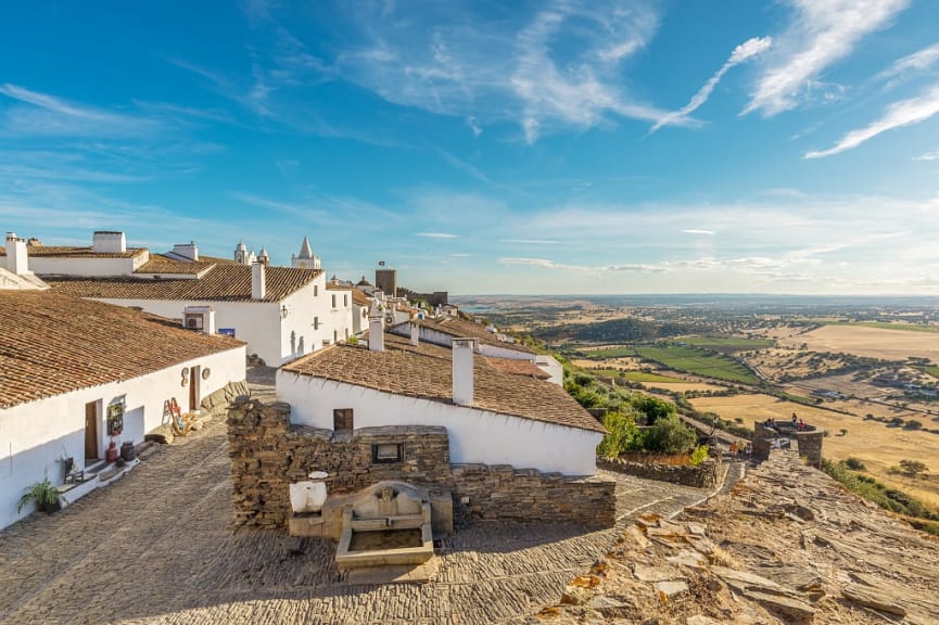 Medieval village of Monsaraz in the Alentejo region of Portuggal