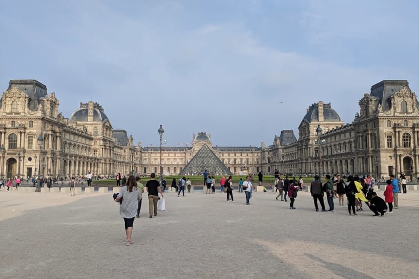 The Louvre in Paris, France